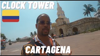 🇨🇴 Clock Tower Cartagena  Colombia Popular Place in Cartagena  Wall City [upl. by Nykal805]