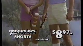 1982 Millers Outpost Grapevine Shorts TV Commercial [upl. by Marchelle]