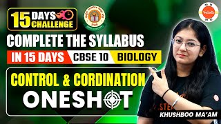 Control and Coordination in One Shot  Class 10 Biology  CBSE Chapter 7 [upl. by Allred]