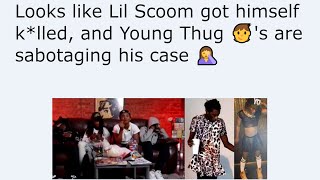 Looks like Lil Scoom got himself klled and Young Thug 🧒s are sabotaging his case 🤦 [upl. by Sikata]