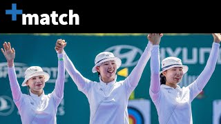 France v Korea women team  Match  Antalya 2024 Archery World Cup [upl. by Wolff548]