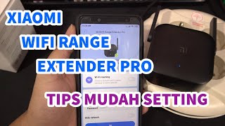 Tips Cara Mudah Setting Xiaomi Wifi Range Extender Pro Xiaomi Wifi Repeater Pro [upl. by Subocaj]