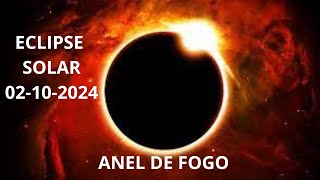 AO VIVO Eclipse Solar Anular 02102024 [upl. by Omolhs]