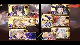 GBF Dark GW NM95 OTK Full Auto Simulation with 1 side Kaguya 闇古戦場 95hell [upl. by Alyse]