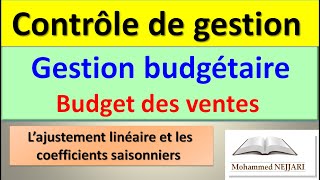 Budget des ventes  EXERCICE 4  Ajustement linéaire MCO amp Coefficients saisonniers [upl. by Carl]