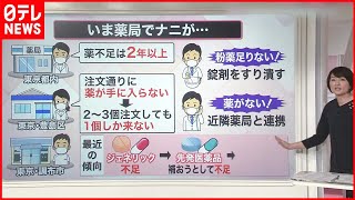 【解説】ジェネリック医薬品“供給不足”2年以上…いつまで続く？ その背景は『知りたいッ！』 [upl. by Grimona]