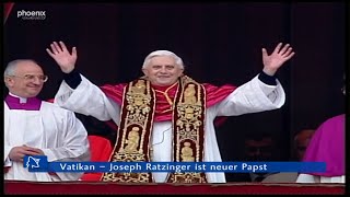 19 April 2005 Joseph Ratzinger wird Papst Benedikt XVI [upl. by Adolf497]