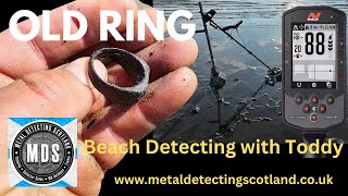 Detecting With Toddy 2 FEAT The Minelab Manticore  Scottish Beach Detecting For Old Coins [upl. by Aeslahc]