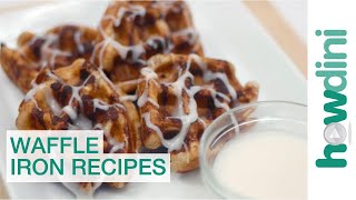 7 Awesome Waffle Iron Recipes Howdini Hacks [upl. by Kopp]