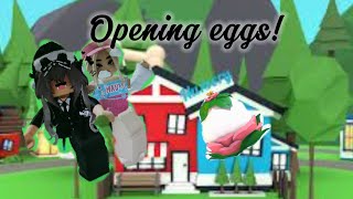 Opening eggs in adopt me [upl. by Carlene]