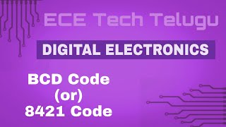 BCD code  8421 code  explanation in Telugu BCDCODE 8421code binaryconversion [upl. by Aryajay]