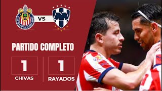 🤔EMPATE AGRIO🤔 CHIVAS SE DEJA EMPATAR ANTE UN MUY MAL MONTERREY  recreacion🎮 [upl. by Aeikan]