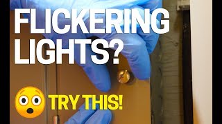 How to Fix Flickering Lights in Your House  Blinking  Flashing [upl. by Atal]