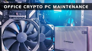 Office Crypto PC Maintenance  Early Mining History i7 4790K  GTX 1080  32GB DDR3 [upl. by Ahsats]