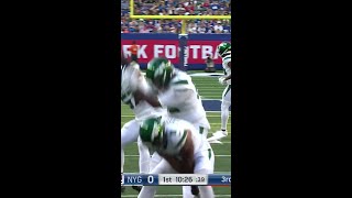 Jermaine Johnson with a Sack vs New York Giants [upl. by Yanaj]