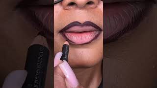 DIY LIP TRANSFORMATION Satin  Matte Lipstick lipstick makeup ad emeacreator maccosmetics [upl. by Ayaladnot562]