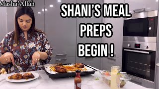 SHANIIS MEAL PREPS BEGIN  WHATS ON THE MENU [upl. by Lebana]