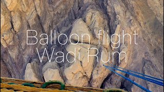 Hot air balloon flight over Wadi Rum  Jordan amp dont forget to subscribe [upl. by Soule]