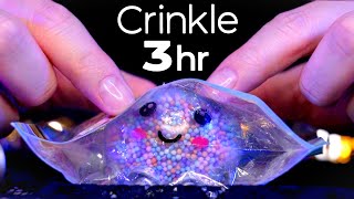 ASMR Crinkle Heaven for People Who Want to Fall Asleep Fast  3Hr No Talking [upl. by Amias]