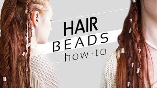 How to Use Beads in Your Hair and Braids [upl. by Melak]