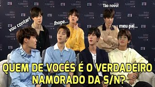 BTS RESPONDE Quem de vocês é o verdadeiro namorado da Sn Redublagem bts [upl. by Damick]