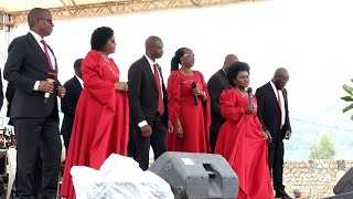 Indirimbo yaririmbwe na chorale yAbashikiranganji mu gusozera igikorane co gushimira Imana [upl. by Ddal679]