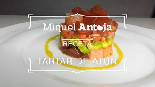 Receta de Tartar de Atún paso a paso [upl. by Lontson]