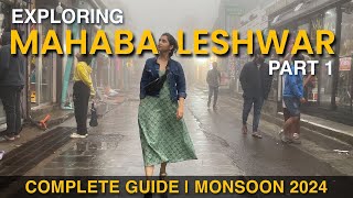 Mahabaleshwar in Monsoon 2024Three Days Full guide  Market Strawberry Cream Farm amp More  Part 1 [upl. by Nyloj]