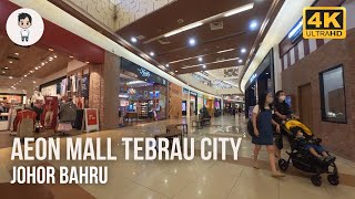 Walking In Aeon Mall Tebrau City  CNY Shopping  Johor Bahru Malaysia  Walking Tour 2023 4K [upl. by Eneroc778]