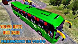 Himshuta volvo sleeper 9600 bus skin for bus simulator Indonesia  hrtc bus skin [upl. by Kalvn]