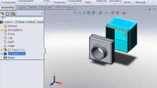 SolidWorks Tutorial Learn SolidWorks Lesson2 Assembly [upl. by Oniliuqnart829]