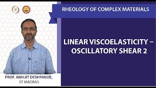 Linear viscoelasticity  oscillatory shear 2 [upl. by Marlene713]