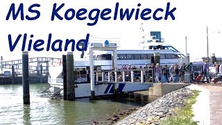 Met MS Koegelwieck van Harlingen naar Vlieland  Rederij Doeksen [upl. by Bronder]