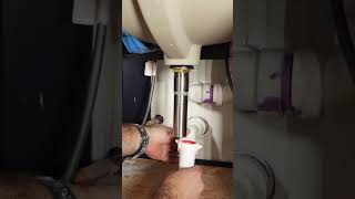 Sink Drain Installation Tips  shorts [upl. by Octave]