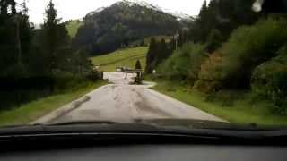 Mit dem Auto von Fügen nach Hochfügen Zillertal [upl. by Hogen]