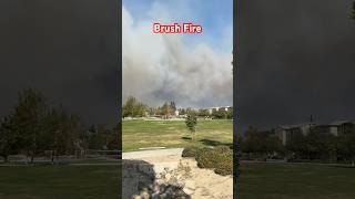 Brush Fire in Ventura California besafe brushfire happeningnow venturacounty shortvideo [upl. by Anitnemelc937]