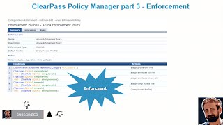 Aruba ClearPass Training Part 3  Enforcement profiles and Policy [upl. by Nreval]