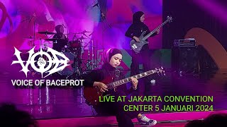 VOB VOICE OF BACEPROT live at JCC  5 Januari 2024 [upl. by Illyes]