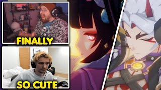 Streamers React To NEW YunJin Character Reveal Trailer  Genshin Impact Reactions 4 [upl. by Taddeusz]