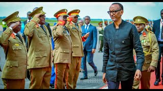 Prezida wUrwanda Paul Kagame ashika i Bujumbura munama yabakuru bibihugu vya EAC ibera mu Burundi [upl. by Aikin580]