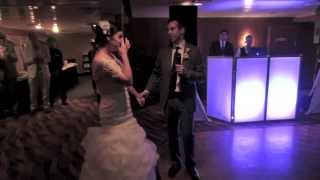 quotCant Take My Eyes off Youquot  Surprise Wedding Performance [upl. by Mckale]