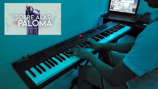 Sobre alas de palomaVirginia brito piano cover [upl. by Nydnarb]