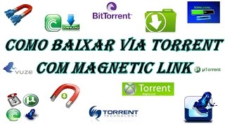 Como Baixar Torrent via Magnetic Link [upl. by Lanahtan]