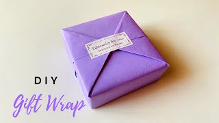 Easy Gift Wrapping for Square Box  Christmas Gift Wrapping Ideas  How to Wrap a Square Box [upl. by Midian]