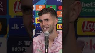 Pulisic on his goal and the win  championsleague shorts [upl. by Cheryl345]