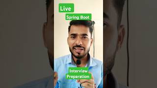 Spring Boot Interview Preparation 💯🔥 java springboot spring aadiandjava live youtubelive [upl. by Narrad176]