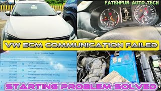 VolksWagen Jetta not starting  VW ECM communication failed  abs problem kar raha tha [upl. by Erde190]