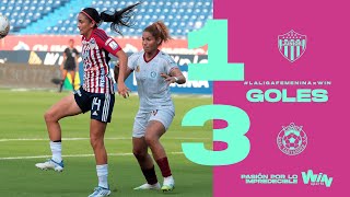 Junior vs Real Santander goles  Liga Femenina BetPlay Dimayor 2024  Fecha 1 [upl. by Adnarahs906]