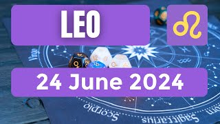 Leo horoscope  Leo Horoscope for Today 24 June 2024 [upl. by Alledi]