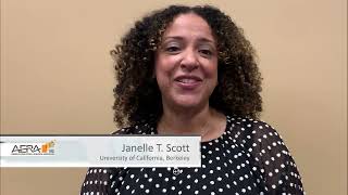 AERA President Janelle T Scott Discusses the 2025 Annual Meeting Theme [upl. by Antsirhc]